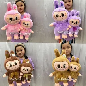 Boneka Labubu The Monsters Exciting Macarone Jumbo XL dan L Besar Kawai Cute Viral Kekinian Plush Toys Soft | Hot Item
