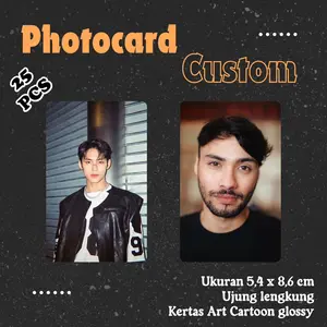 Photocard Custom Foto Suka Suka Isi 25 Pcs