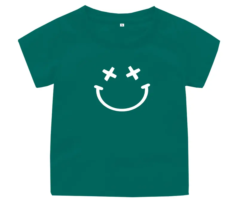 KAOS ANAK Smile Distro Atasan SABLON DIGITAL Baju 8