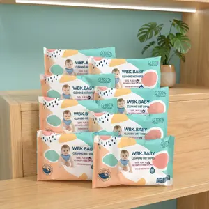 WBK Baby Wipes Tissue Basah Bayi 80 Bundling 5/8/10 Pack Tanpa Alkohol Pure Water Dengan Vit E Bisa COD Tisu Perawatan Sehari-hari bash tisu basah & dudukan Karakter Anak