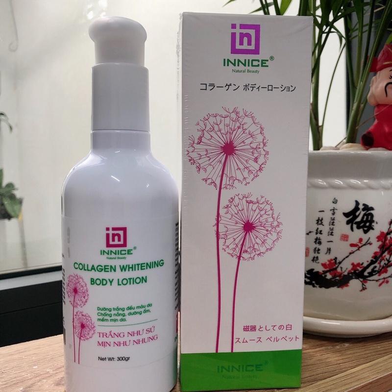 Kem Body Dr Leesu Cũ Kem Body Innice Collagen Whitening Body Lotion Dưỡng Trắng Da Chống Nắng ,300ml
