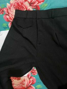 Product Review of Oro Pants Knit Celana Panjang Korean Style Wanita Highwaist Anti Kusut Nyaman Casual Basic Kulot Formal Loose Kantor Variasi Kantong Karet ivory outfit ootd from ** 0