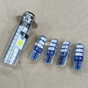 (PAKET HEMAT LAMPU VARIASI 2 IN 1) LAMPU UTAMA LED 2 SISI AC DC + 2 PSC / 4 PSC LAMPU SEIN JELLY NO KEDIP UNIVERSAL SEMUA MOTOR BEBEK DAN MATIC
