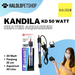 Heater Aquarium Akuarium KANDILA KD 50 Glass Heater Pemanas Air Kolam
