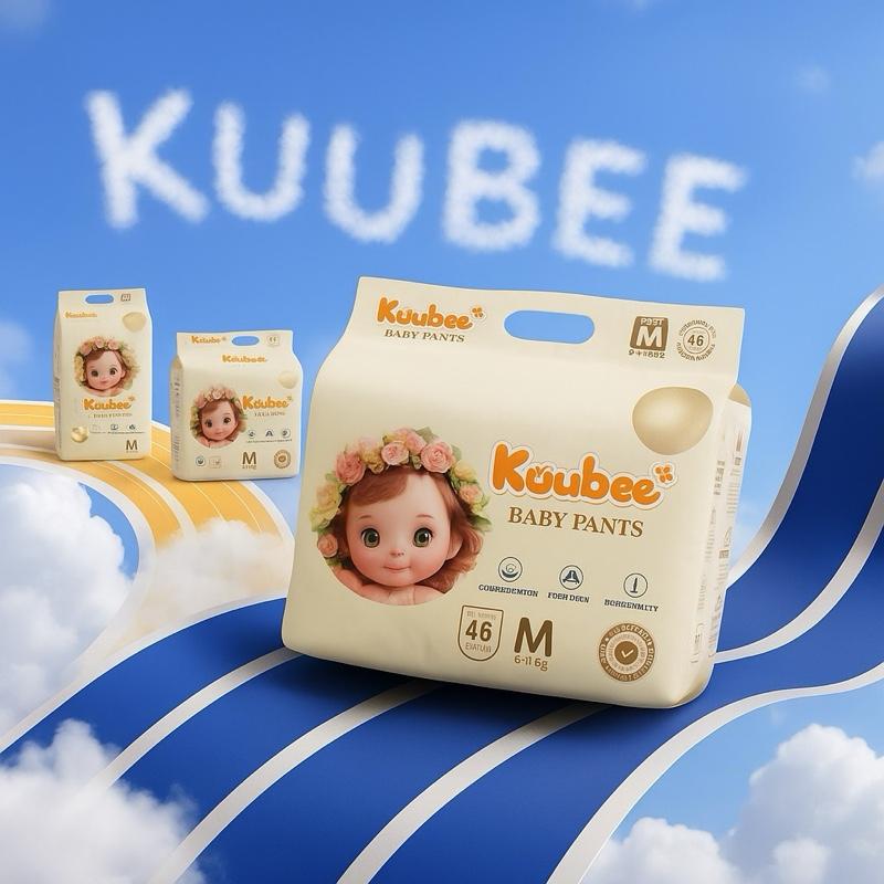  ￼ Mở bán  Bỉm Cho Bé Kuubee Chính Hãng Dán & Quần Đủ Size Siêu Mỏng Thấm Hút Chống Tràn Chống Hăm Cao Cấp 