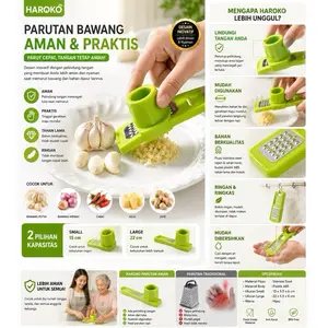 Premium Parutan Pemotong Penghalus Bawang Putih Merah