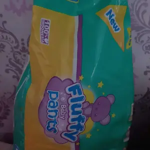 1 Ball Fluffy Pants S40/M30/L26/XL26 Diapers Pants Untuk Anak dan Bayi