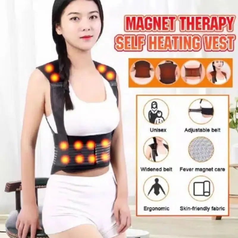 Rompi Tourmaline Magnet Pemanas Bahu Pinggang Perut SABUK PINGGANG MAGNETIC 1