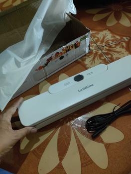 Product Review of La Natuna Vacuum Sealer Makanan Food Packing Machine /Mesin Vacuum Vakum Sealer Makanan Frozen food Putih from g**i 1