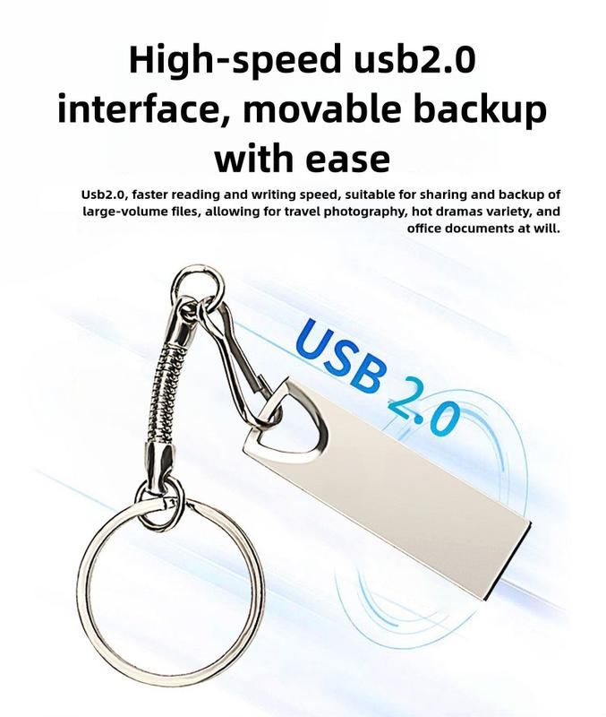 Ổ đĩa Lung Linh USB, Bộ nhớ chính hãng, Ổ đĩa kim loại, Tốc độ cao USB 2.0,…