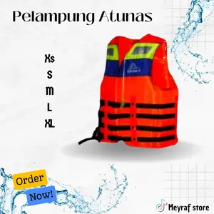 Jaket pelampung/ Rompi Pelampung Atunas/jaket pelampung-Orange Outdoor Olahraga Busa Air