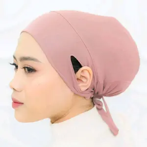 ciput anti budeg lubang telinga inner rayon ciput kaos jilbab dalaman kerudung wanita Instan Kerudung