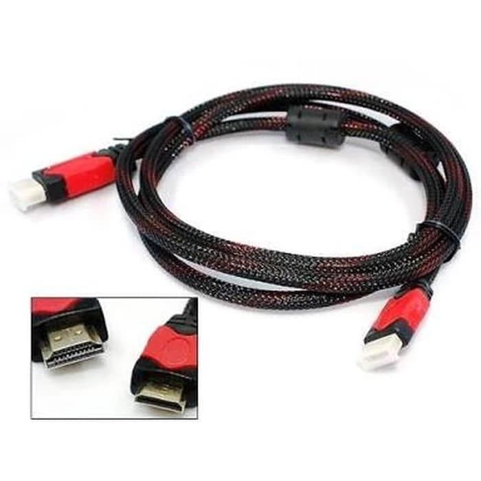Jual Kabel hdmi 10m serat jaring kabel hdmi 10meter laptop ke tv led ...