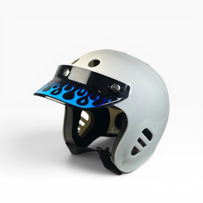 Jual Helm Rafting/Arum Jeram/SkateBoard Putih Glosy Outdoor - Pet Smoke ...