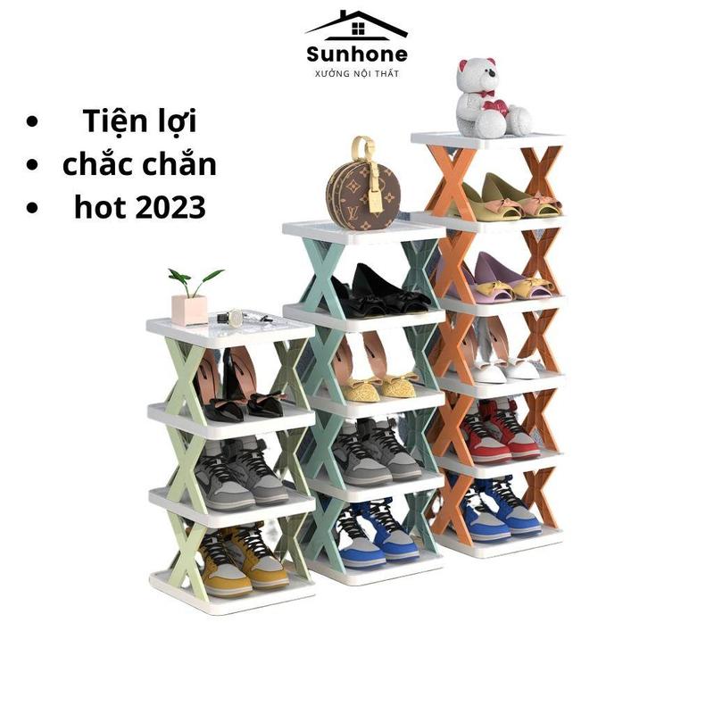 Product Introduction of kệ để giày dép 5 tầng chữ X - Kệ đựnġ giày dép đa năng bằng nhựa lắp ghép 22