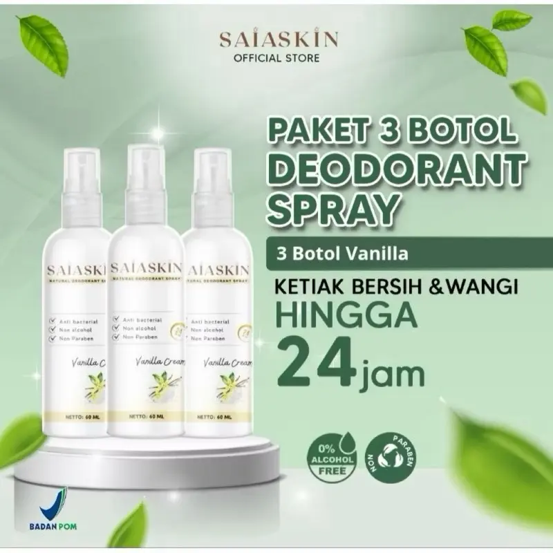 3botol Vanila cream