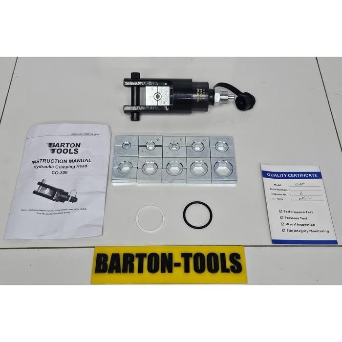 Gambar 16-300mm Hydraulic Crimping Tool Bottom Coupler CO-300 BARTON Tang Press Skun Hidrolik Tools 300 mm CO-300 dari Barton Tools 2 Kota Administrasi Jakarta Barat 3 Tokopedia