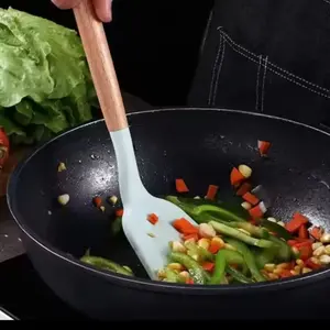 Spatula Silicon Tahan panas Ukuran Besar Sutil/ Spatula Silikon Tahan Panas / Spatula Masak / Spatula Kue Kitchenware Dapur Penggorengan Peralatan Silicone