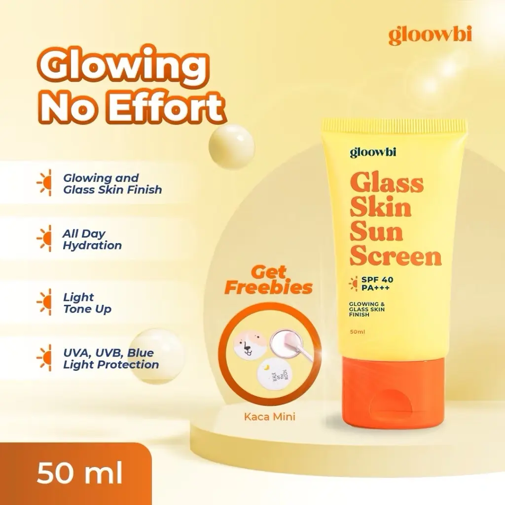 Gloowbi Glass Skin Sunscreen SPF 40 PA+++