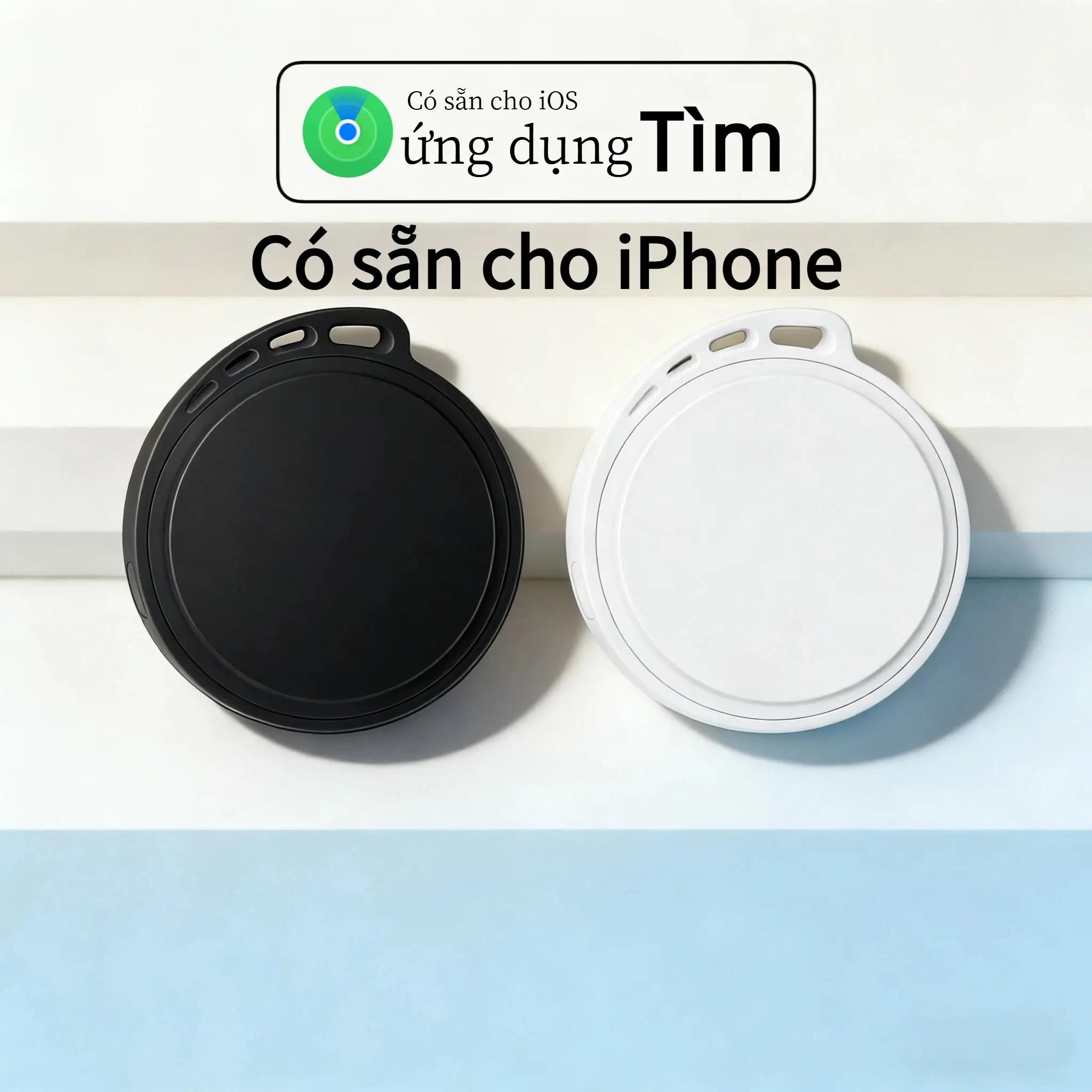 SmartTag Thiết bị định vị  Bluetooth, Có sẵn cho iPhone，Tìm APP，  Định vị chính xác,  chìa khóa, ô tô, xe máy,Chức năng chống thất lạc,chia sẻ vị trí,Pin CR2032