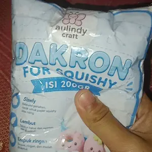 Aulindy - Dakron Slowly Untuk Paper Squishy Isi 200gr Lembut Empuk Ringan Cocok Untuk Membuat Paper Squishy