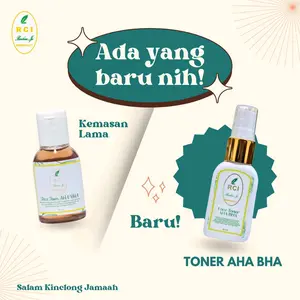 TONER AHA BHA RCI SKINCARE ORI UNTUK MENGANGKAT KULIT MATI, MENYEHATKAN dan MENCERAHKAN KULIT WAJAH toner racikan ijo skincare rci skincare REFORMULA