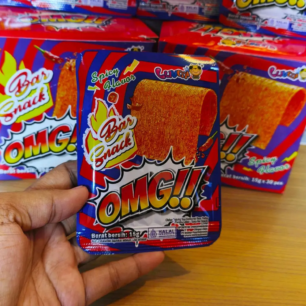 MAKANAN OMG BAR SNACK 1 PACK ISI 30 PCS