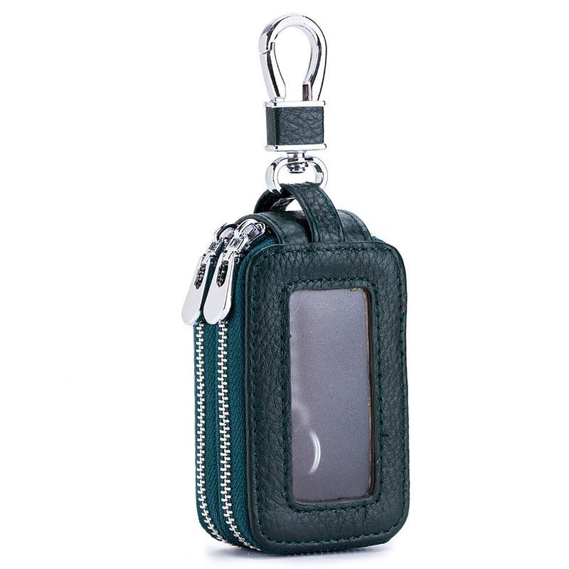 Product Introduction of Vỏ Chìa Khóa Ô Tô Hai Lớp Đa Chức Năng, Thật, Có Khóa Kéo, Vỏ Chìa Khóa Unisex, Vỏ Chìa Khóa Cửa Sổ Gương Trong Suốt Móc Khoá 22
