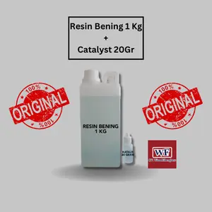 Resin Bening 1 KG / Resin Saja / Resin + Katalis 20gr