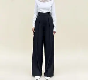 Kendall Highwaist Pants - Celana Kulot Wanita Panjang Anti Kusut Outfit Casual Formal Untuk Kerja Kantor Korean Style