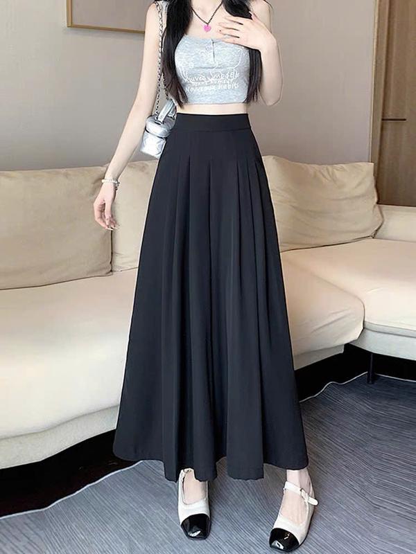 Quần suông ống rộng giả váy ( Bigsize 40- 85kg) chất ruby mềm mịn Tôn Dáng- Mã 831