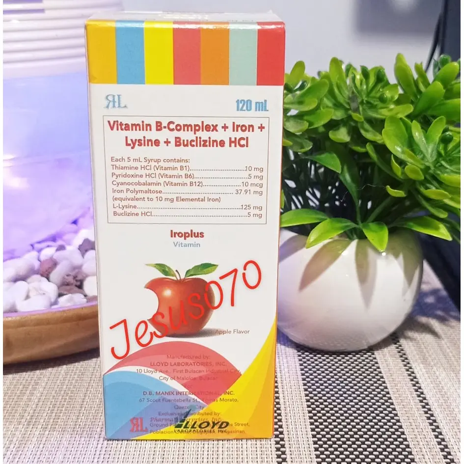 IROPLUS Multivitamins 9.6K Sold -(Vitamin B-Complex+ Iron + Lysine ...
