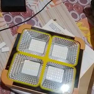 【Garansi 1 tahun】lampu emergency solar panel Lampu Darurat Portabel 3000W  LED Isi Ulang Cas Tenaga Surya & Listrik Tahan Air  untuk Camping & Pasar Malam - Gantung