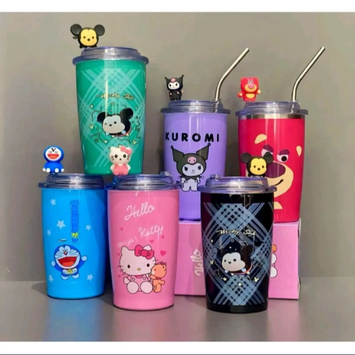 TUMBLER KARAKTER STAINLESS STEEL 304 KARAKTER UNIK 500ML