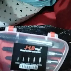 JLD Alat pembuka baut patah 5pcs/6pcs Screw extractor Set mata bor pembuka baut patah alat pembuka baut rusak untuk Cabut Sekrup Baut Patah