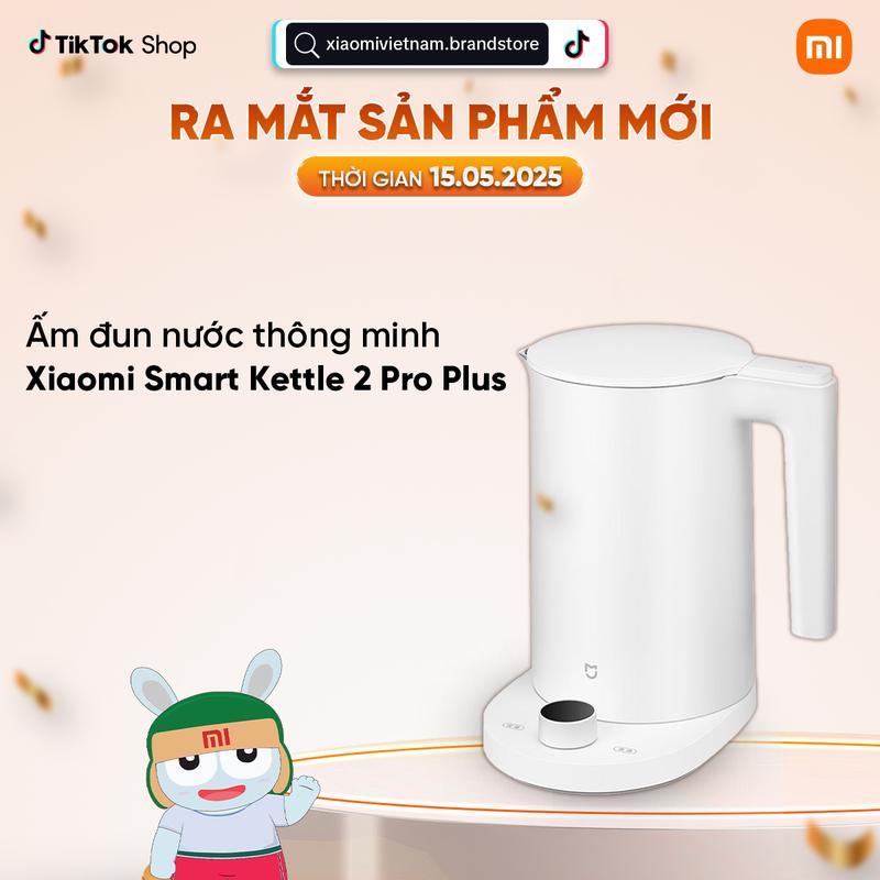 MỞ BÁN 15.05.2025 Ấm đun nước thông minh Xiaomi Smart Kettle 2 Pro Plus BHR9001GB - Giữ ấm 48h