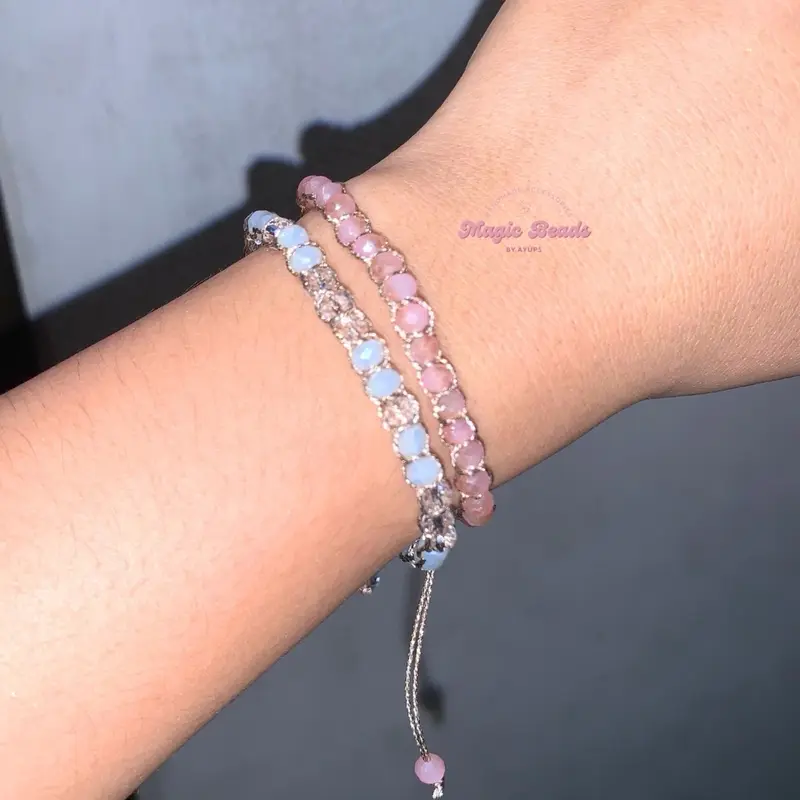 Gelang Serut Crystal Magic Beads - Model Bracelets 2