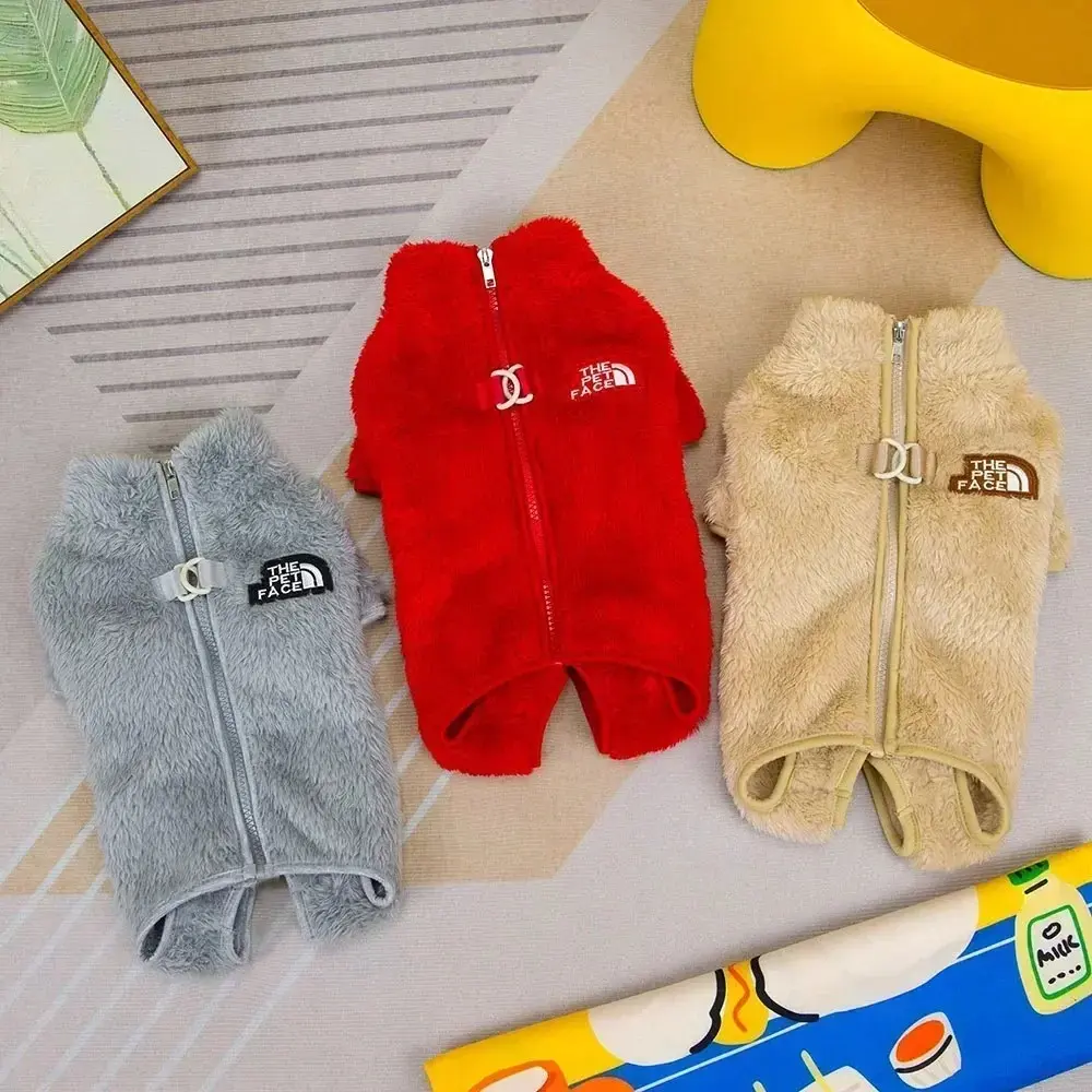 Winter Warm Pet Pajamas Jumpsuit for Puppy Boy and Girl
