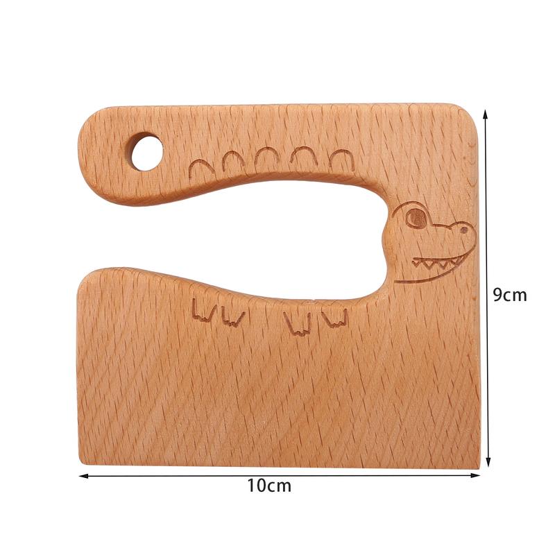 Product Introduction of 1PC Wooden Knife Cooking Safety Cut Fruits Vegetables Kitchen (WeiKitchen) 27