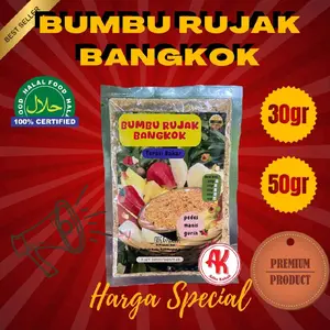 HARGA PROMOSI BUMBU rujak bangkok thailand. pedas manis gurih rasa terasi bakar 50gram