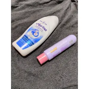 Afnansa️  Bundling  Pemutih Badan Marina Body Lotion 185g+ Beautyinu Gold Powder Serum AHA  Paket Mencerahkan Badan