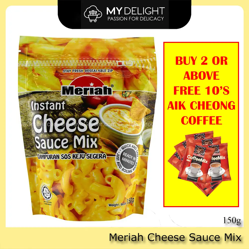 Meriah Instant Cheese Sauce Mix 150g Dressing Aussie Tropic Choice Nacho Swiss Bear Cheese Sauce