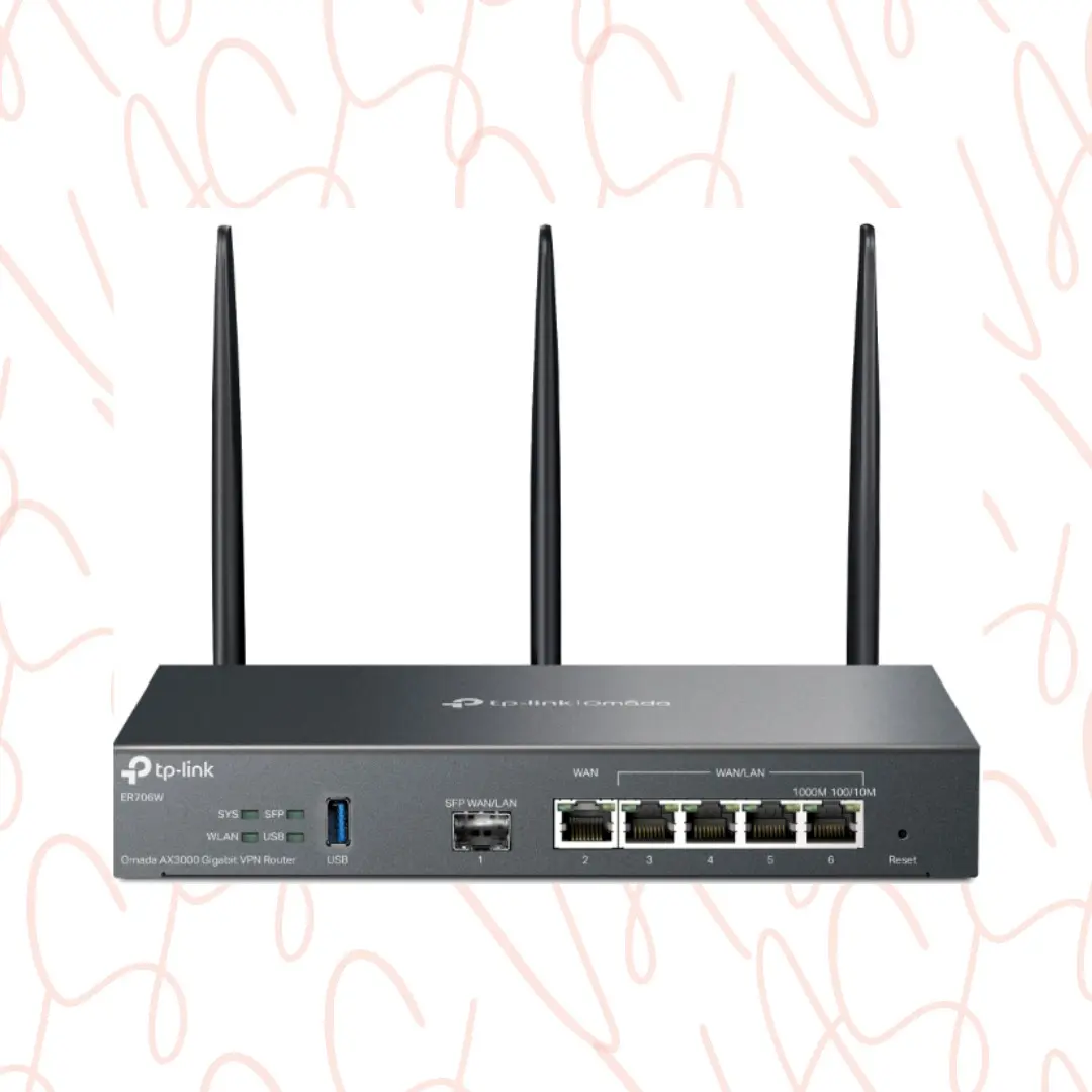 TP-LINK ER706W Omada AX3000 Gigabit VPN Router