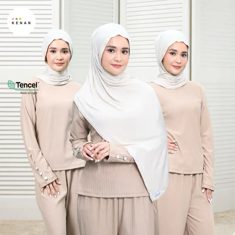 KENAN - Pashmina Airflow Rayon basic scarf Cooltech