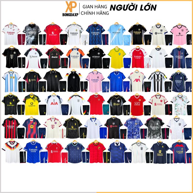 Quần Áo Đá Bóng Đồ Đá Banh Mới Nhất 2024 Vải Thun Lạnh Cao Cấp BONGDAXP S1