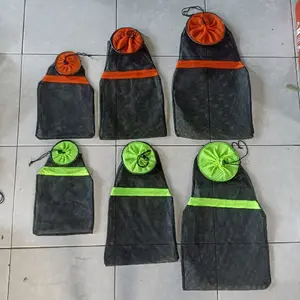 koja polet wadah ikan/kain jala tebal dengan desain dan warna menarik