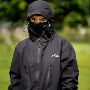 Jaket Gorpcore Waterproof Indigo Supply untuk Pria dan Wanita