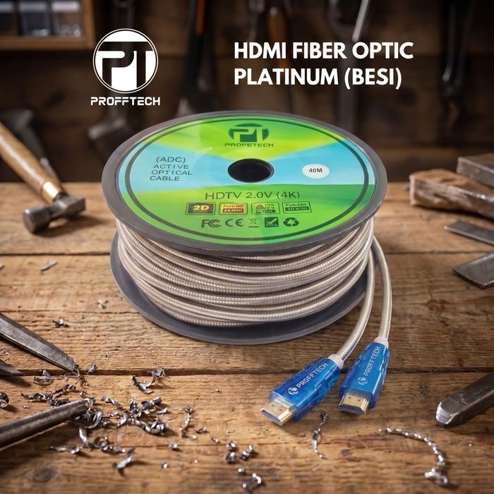 Gambar Kabel HDMI Fiber Optic Platinum Aktive (AOC).4k x 2k 2.0 2.1 UHD. -20M - 10M dari ProffTech Indonesia Kota Administrasi Jakarta Pusat Tokopedia