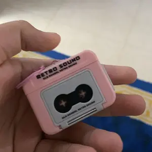 Gantungan Kunci Rekaman Suara Retro/ Mini Voice Recorder Keychain/Gantungan kunci rekam lagu unik | tape recorder Mini -ZS Macrame Tas Aesthetic Serbaguna Karakter Shinchan radio