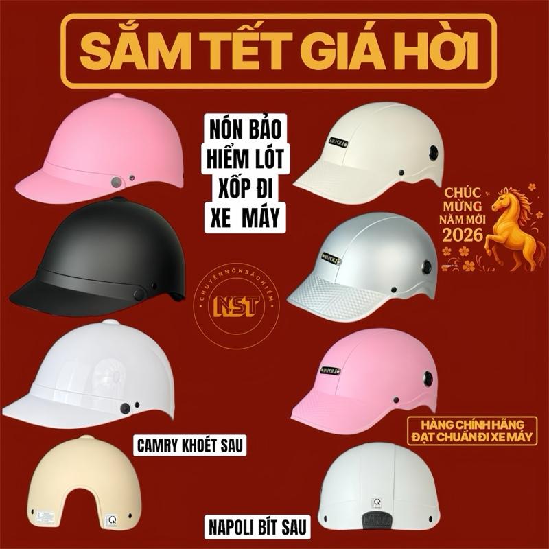 NÓN ĐẠT CHUẨN ĐI XE MÁY CÓ TEM KIỂM ĐINH QUATEST NÓN BẢO HIỂM ĐẠT CHUẨN KIỂU DÁNG NÓN KẾT - NÓN CHÍNH HÃNG CÔNG TY CR HELMET - CÓ LÓT XỐP AN TOÀN - HÀNG ĐI XE MÁY Helmet Nam Nữ